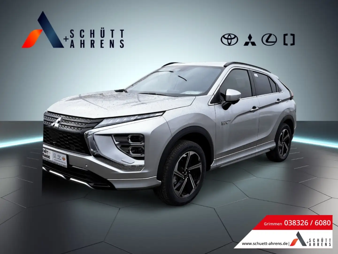 Mitsubishi Eclipse Cross 2.4 PHEV Select AWD PDC Navi  SHZ Keyless Klima LE Zilver - 1