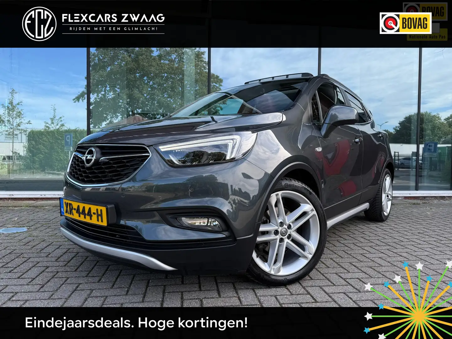 Opel Mokka X 1.4 Turbo Innovation - Leder - Navi - Schuifdak - Gris - 1