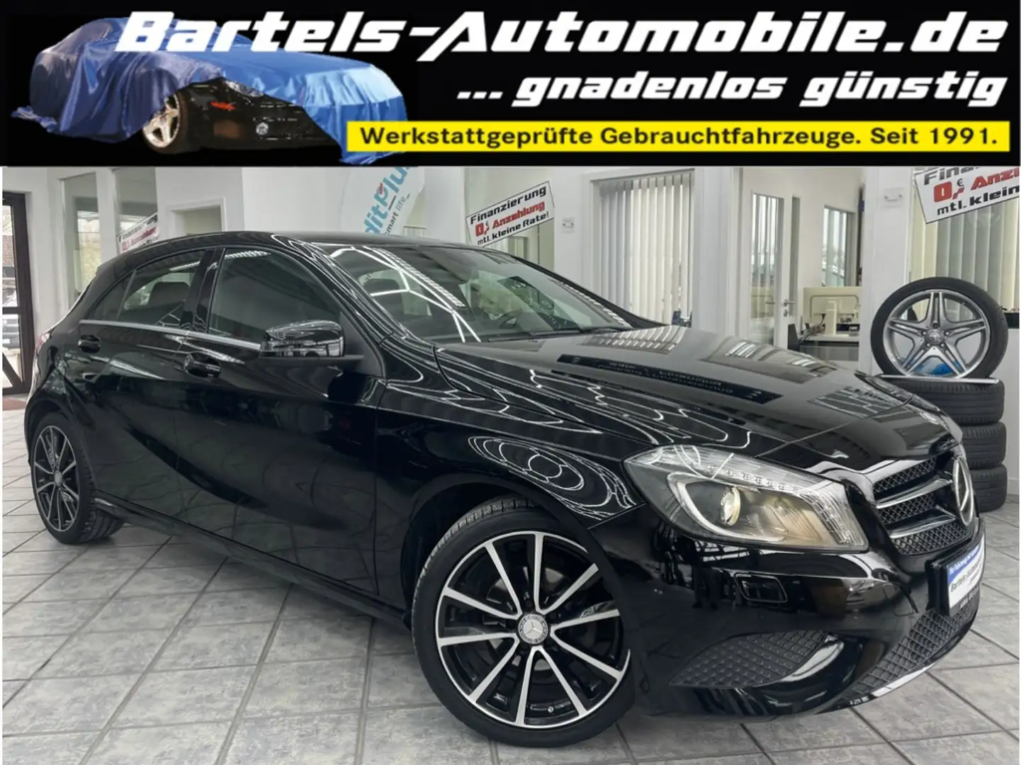 Mercedes-Benz A 180 CDI BE Style, Leder, Navi, Klima, Sitzh. Schwarz - 1