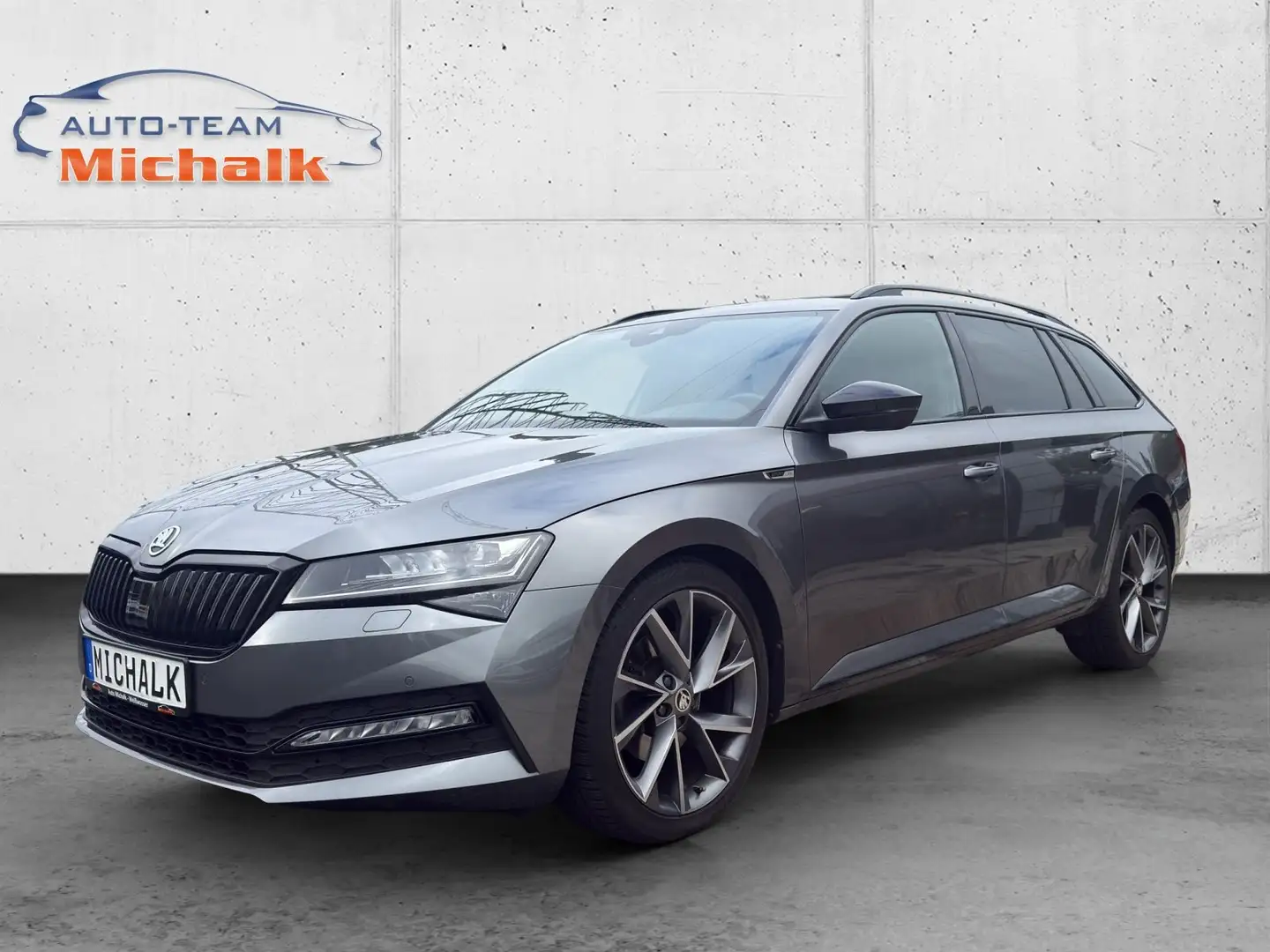 Skoda Superb Combi Sportline Pano Columbus Gris - 1
