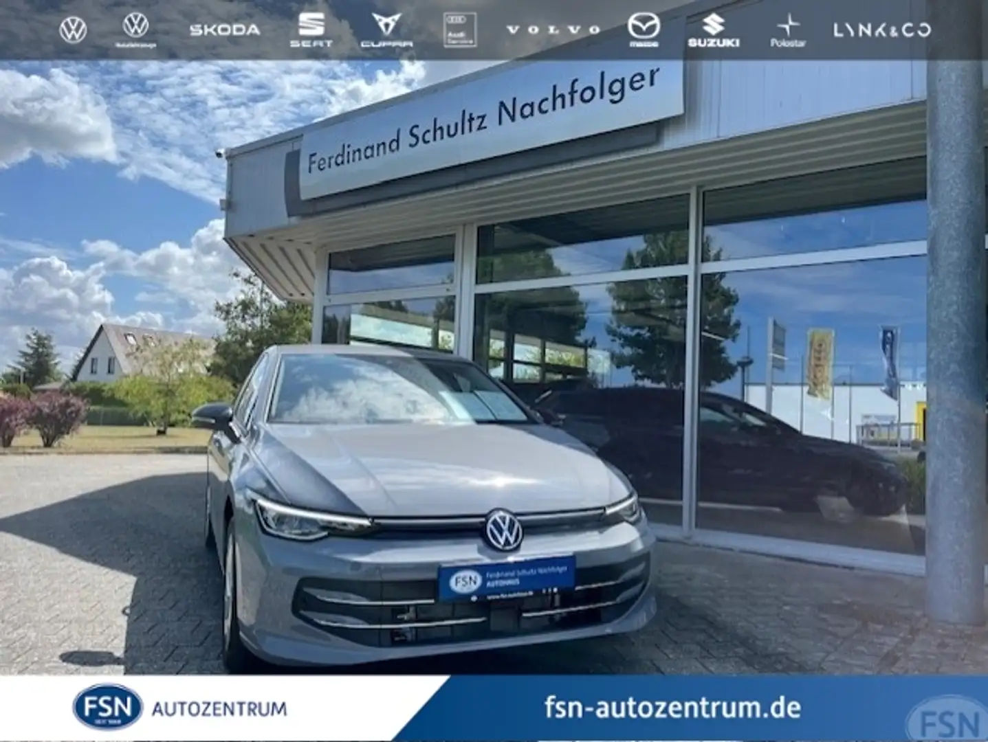 Volkswagen Golf VIII 2.0 TDI DSG+GOAL+ACC+NAVI+AHZ+LED-PLUS+KAMER Grau - 1