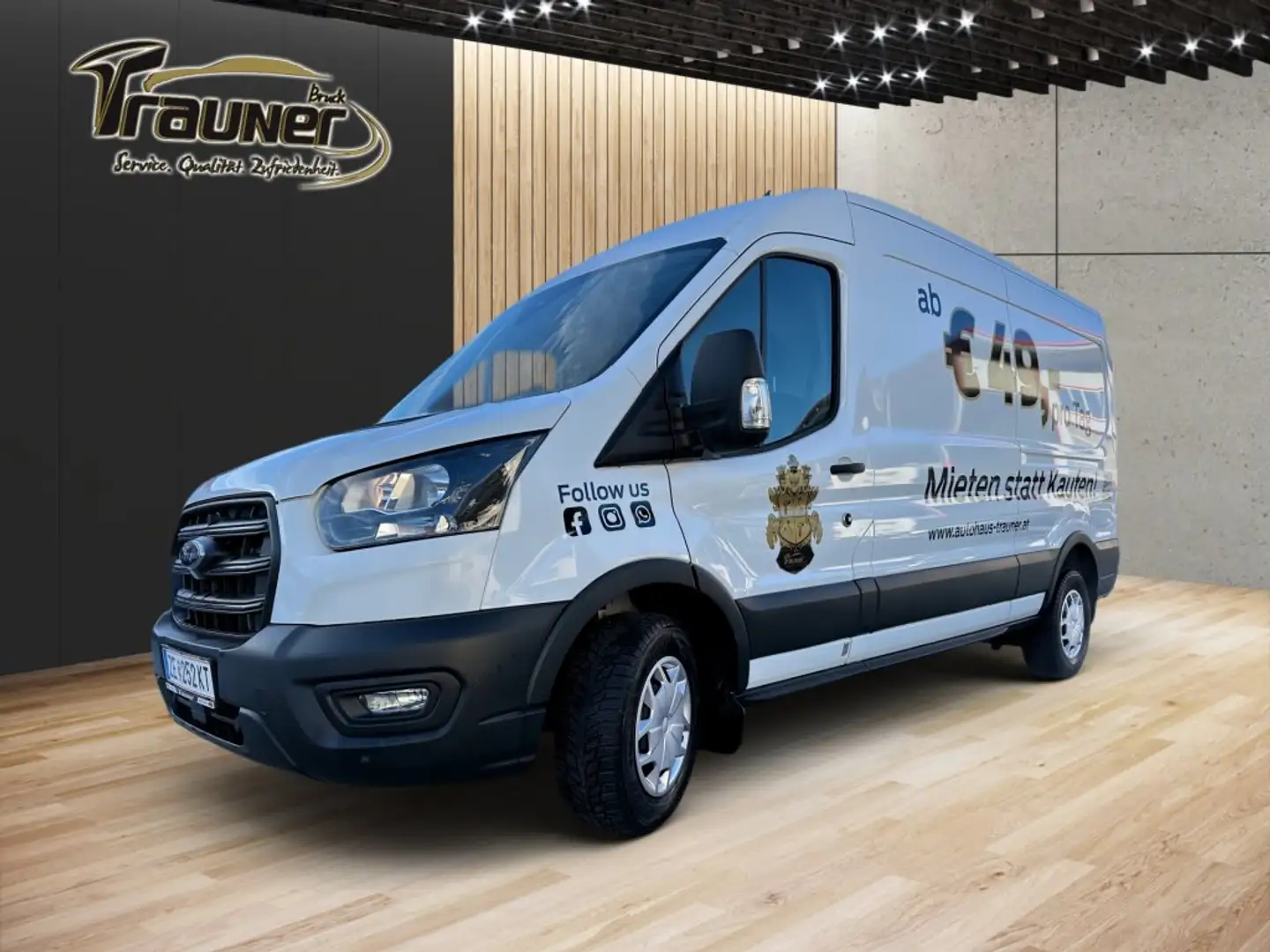 Ford Transit Kasten 2,0 EcoBlue L3H2 350 Trend Weiß - 1