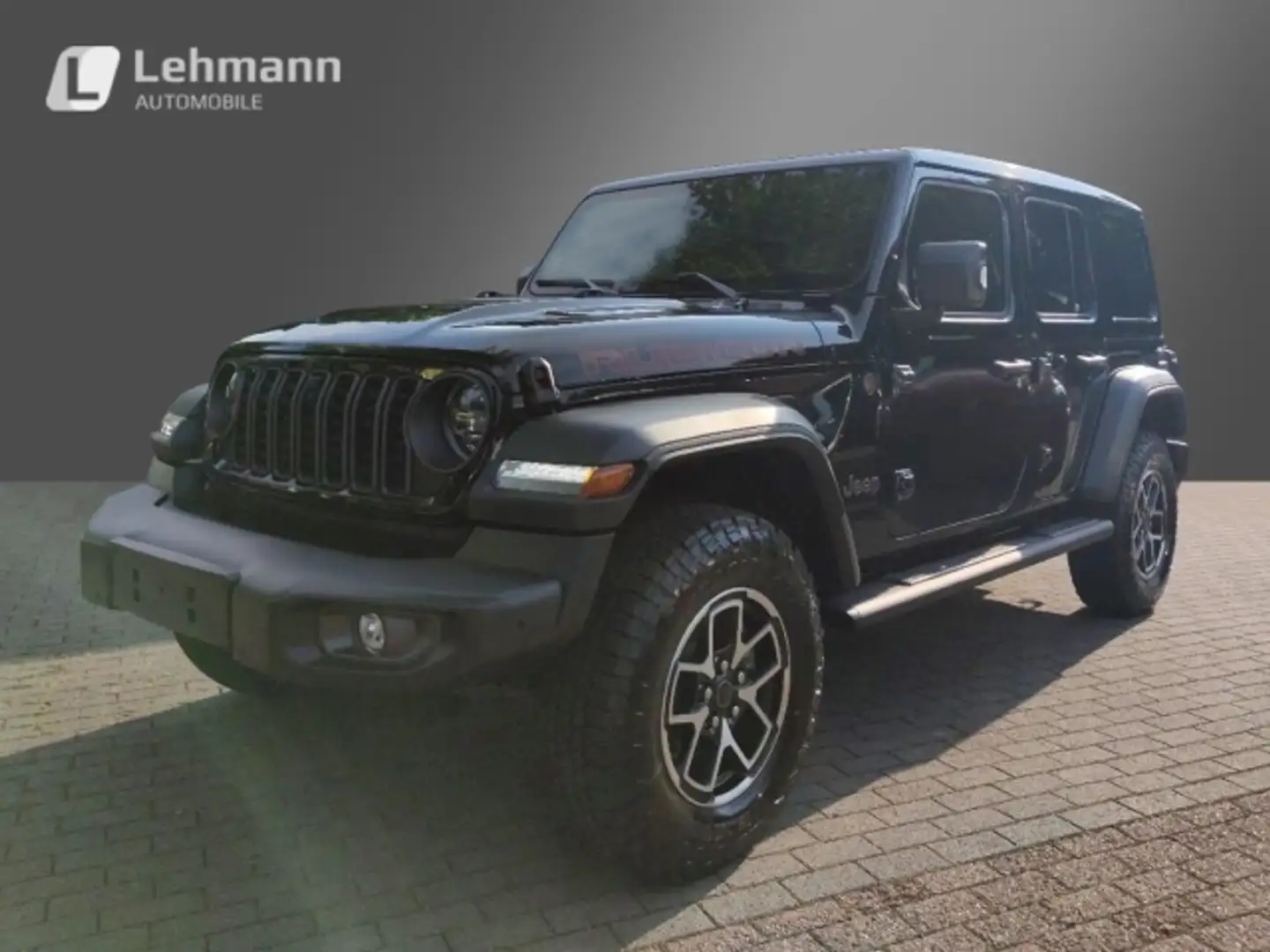 Jeep Wrangler 2.0 T-GDI Unlimited Rubicon+MY24+Sky One-Touch Schwarz - 1
