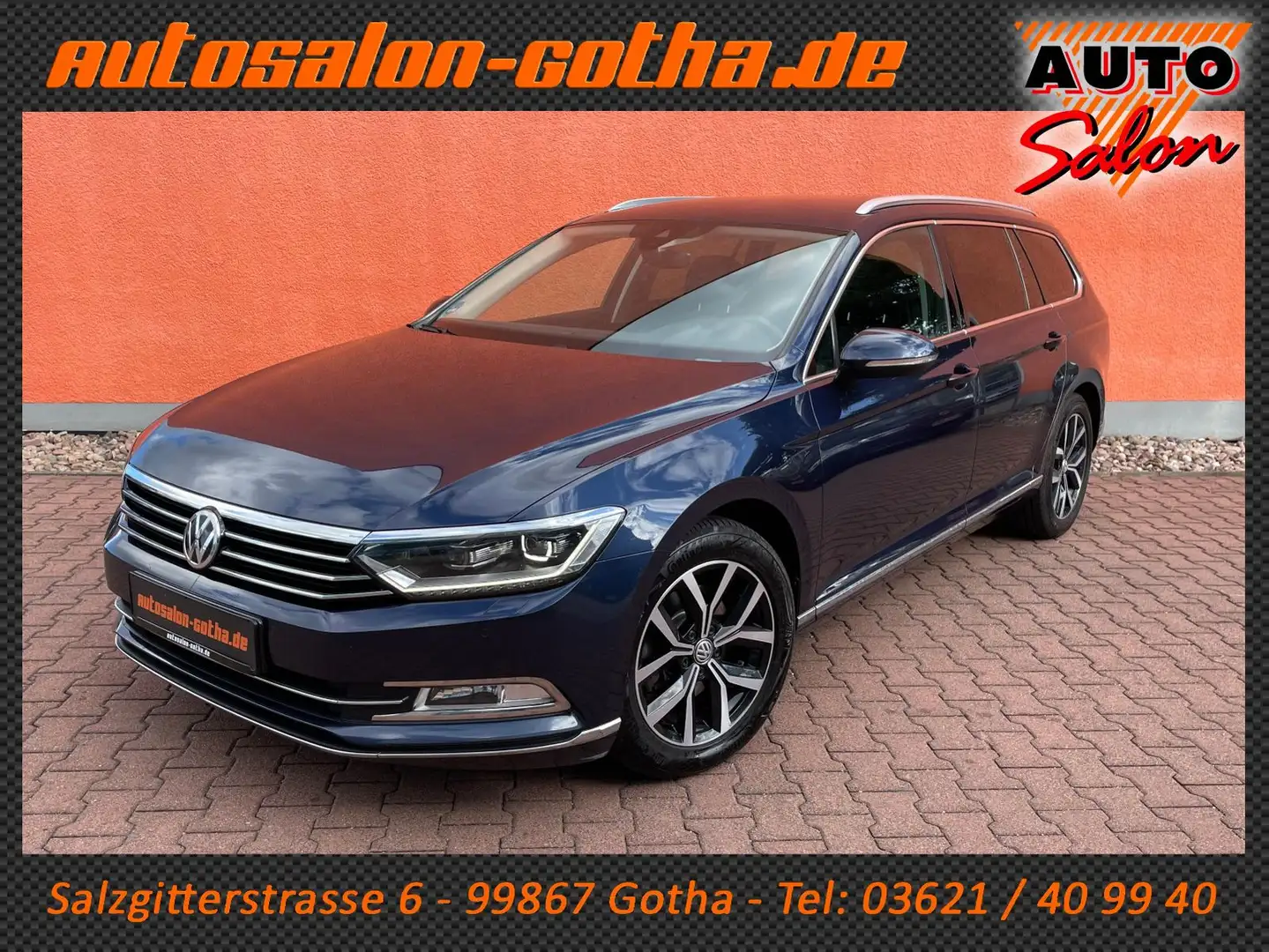 Volkswagen Passat Variant Highline DSG LED+NAVI APPS APPS Bleu - 1