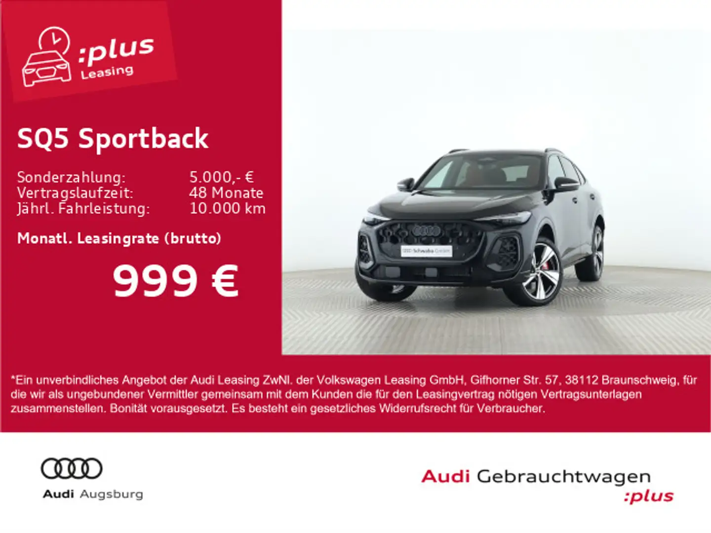 Audi SQ5 edition one TFSI S tr.*ACC*PANO*21 Schwarz - 1