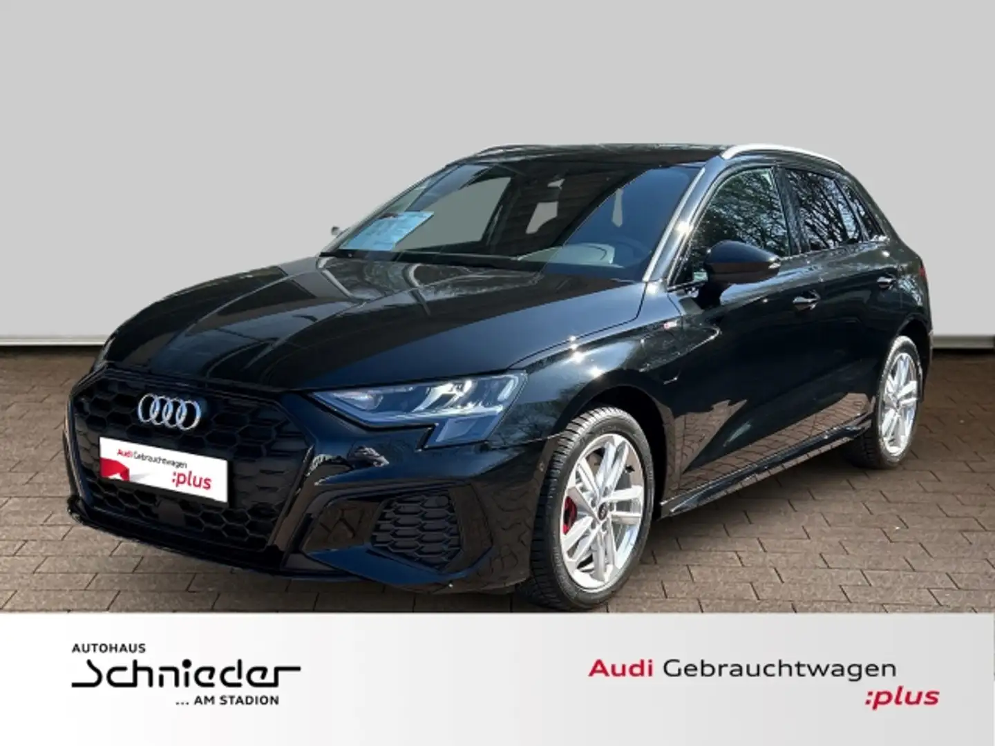 Audi A3 SPORTB.45TFSIe LED,VIRTUAL,NAVI,CARPLAY,MEMORY Schwarz - 1