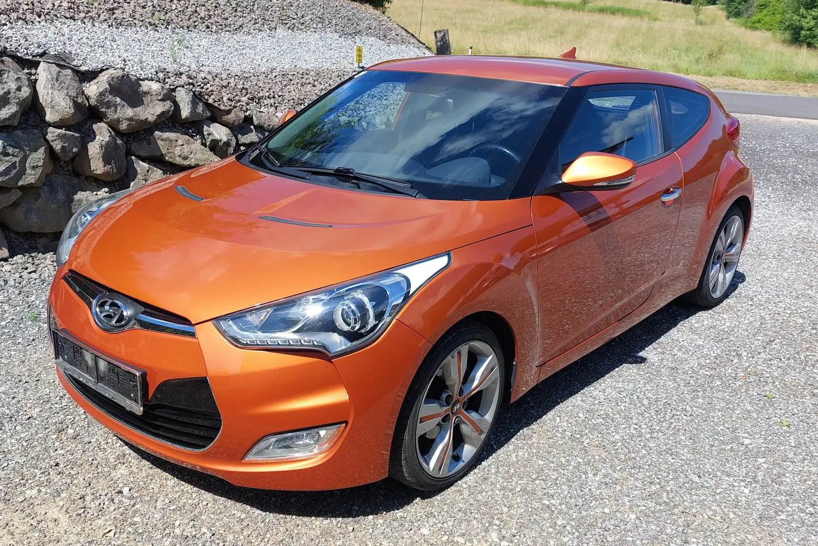 Hyundai VELOSTER 1,6 GDI Sport Plus Arancione - 1