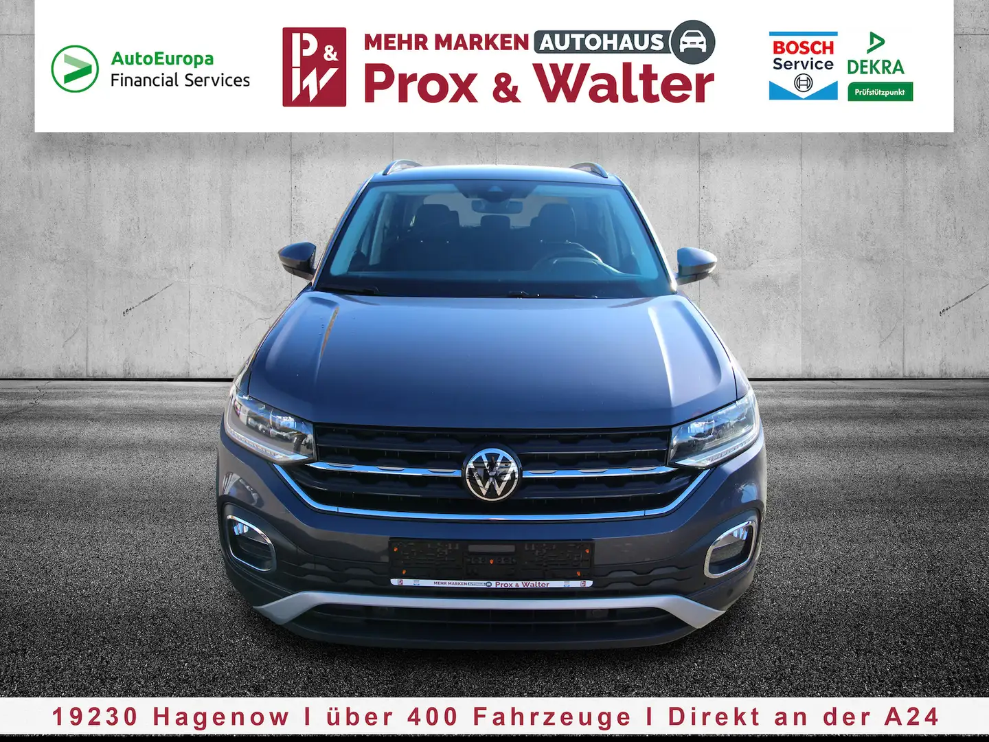 Volkswagen T-Cross TSI OPF 7-DSG Active LED+NAVI+KAMERA+ACC Grau - 1