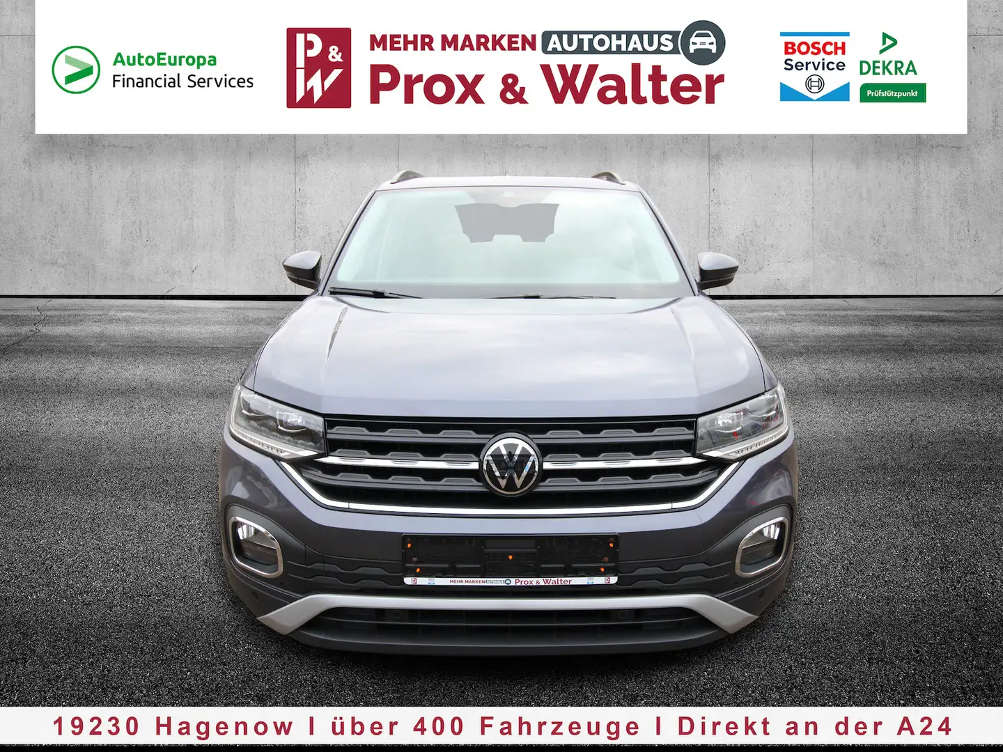 Volkswagen T-Cross TSI OPF 7-DSG Active LED+NAVI+KAMERA+ACC Grijs - 1