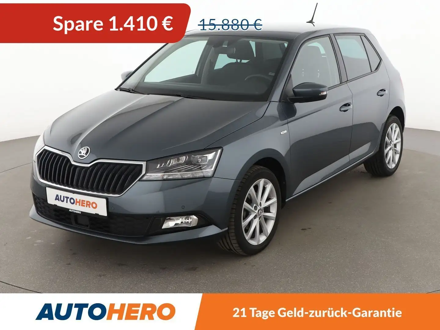 Skoda Fabia 1.0 TSI Soleil*NAVI*LED*ACC*PDC*SHZ*KLIMA* Grau - 1