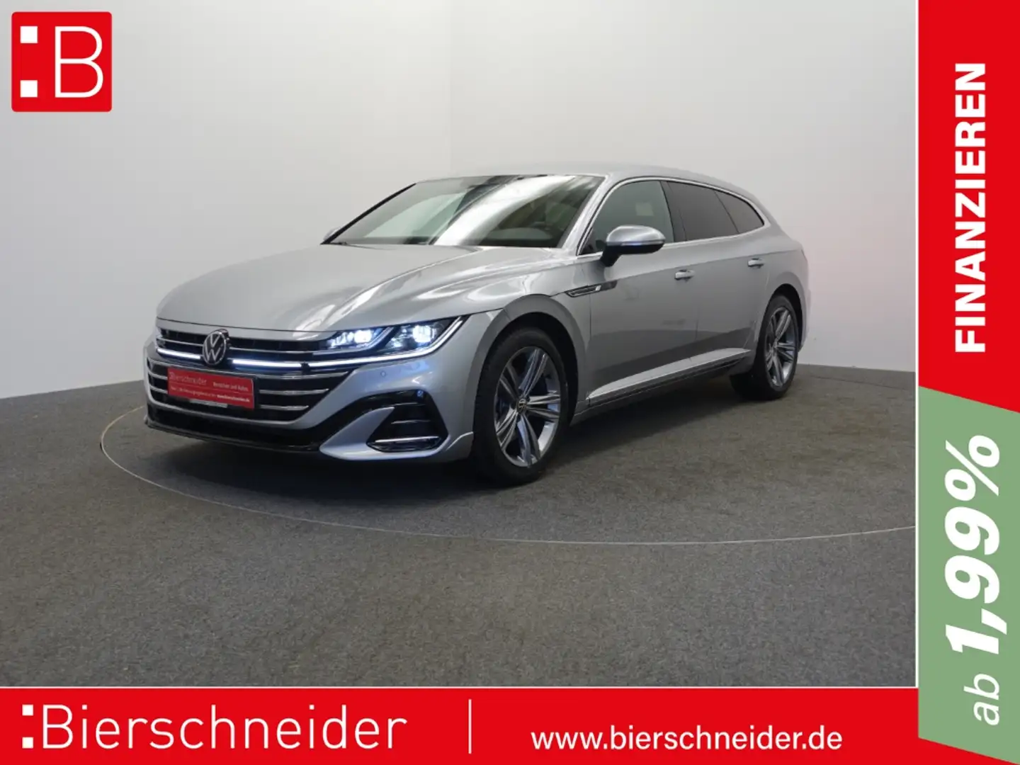 Volkswagen Arteon Shooting Brake 2.0 TDI DSG 4Mo. R-Line  AB IQ.LIGH Zilver - 1