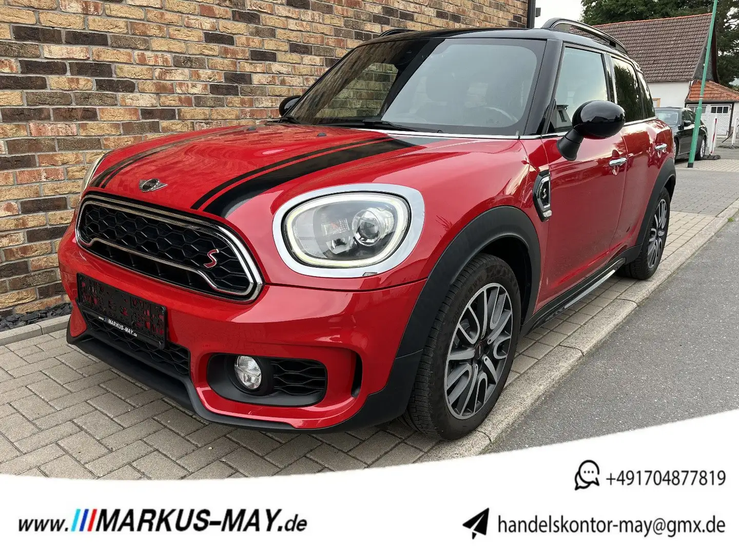 MINI Cooper S Countryman JCW Pano LED Navi AHK H/K Piros - 1