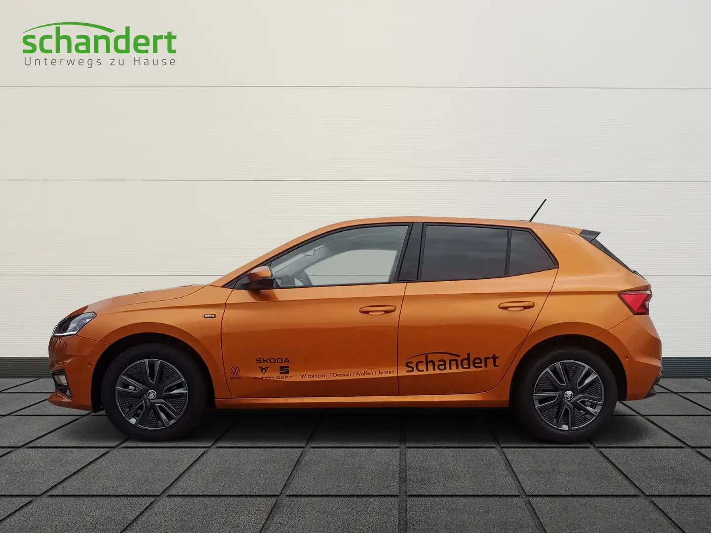Skoda Fabia 1.0 TSI Drive DSG LED PLA Klimaautomatik Orange - 2