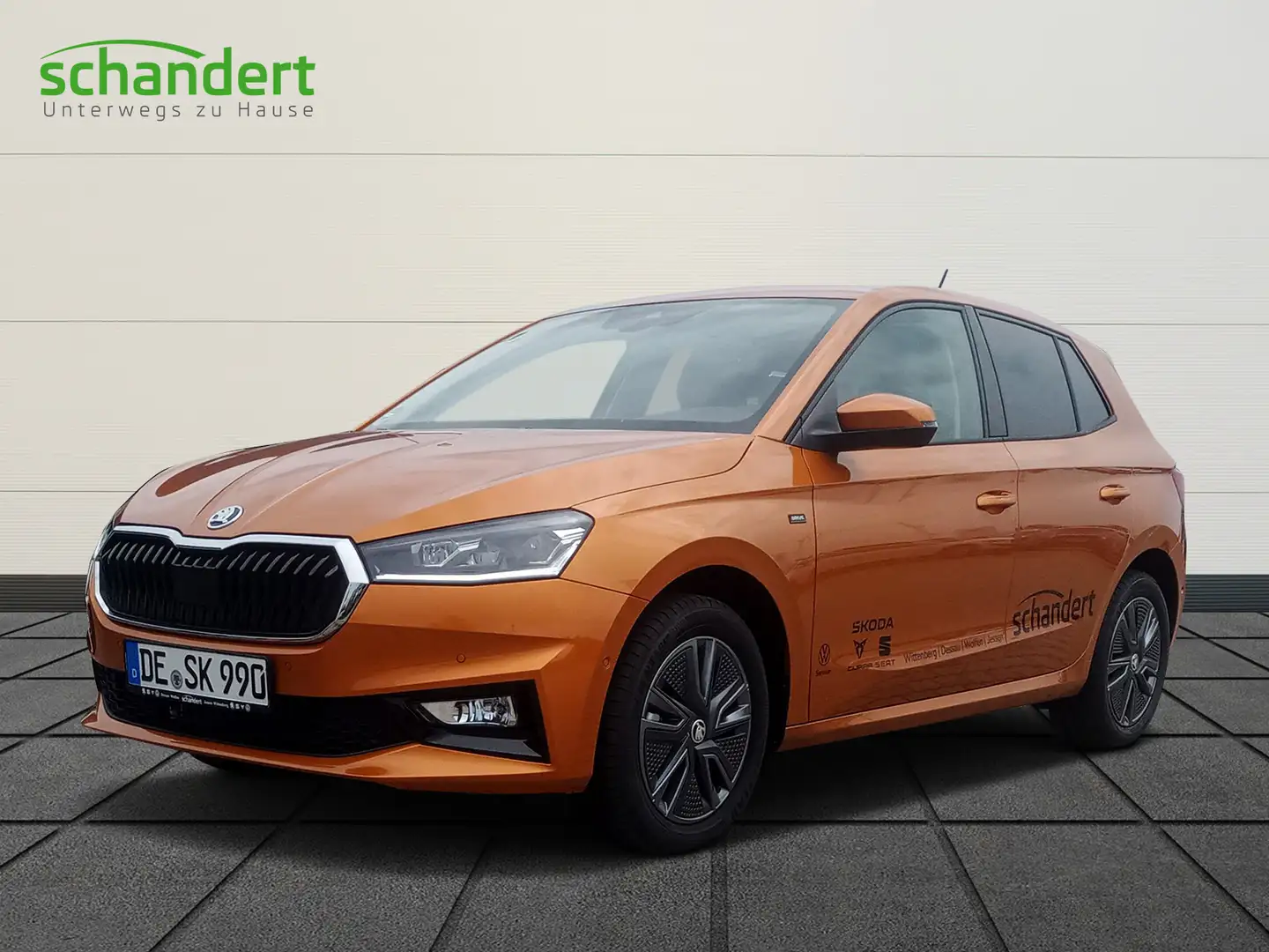 Skoda Fabia 1.0 TSI Drive DSG LED PLA Klimaautomatik Orange - 1