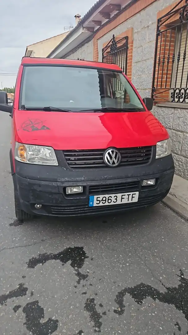 Volkswagen T5 Transporter 4Motion larga camper Rojo - 1