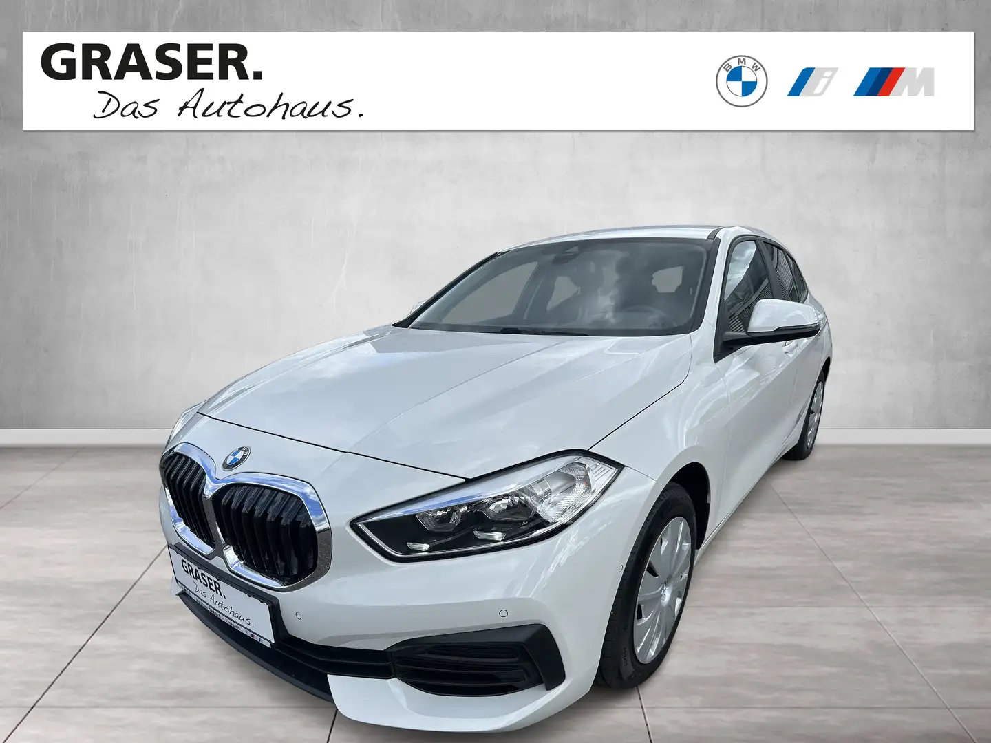 BMW 116 d Hatch DAB WLAN Tempomat Parkassistent Shz Weiß - 1