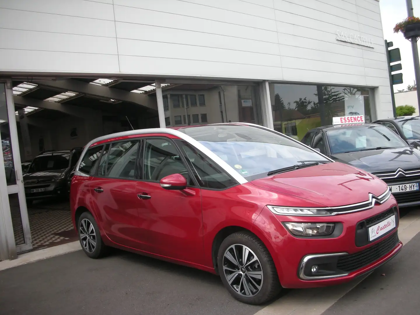 Citroen C4 SpaceTourer C4 Spacetourer BlueHDi 130 SHINE SIEGE CUIR Rouge - 1