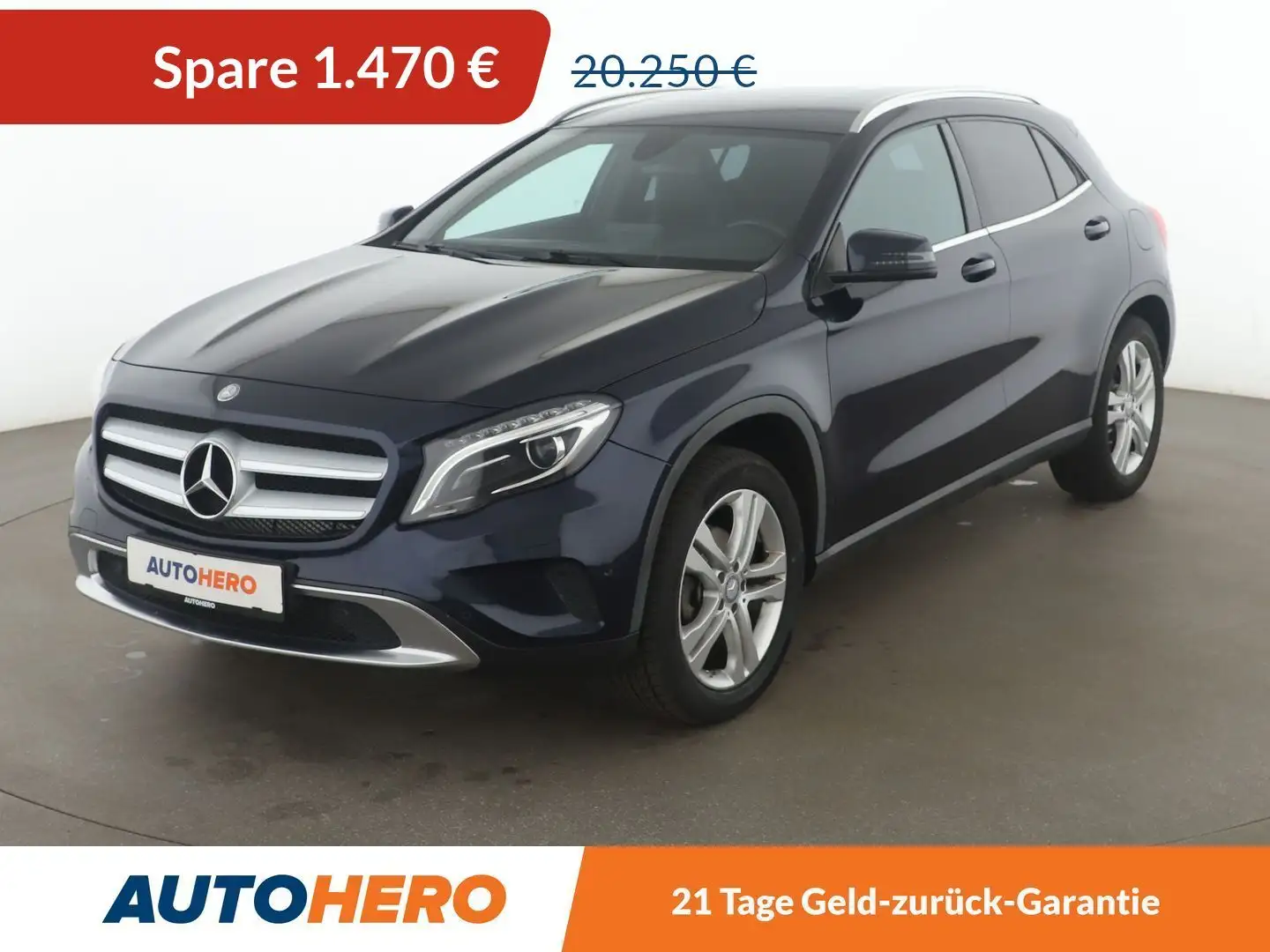 Mercedes-Benz GLA 200 GLA 200 Score Urban Aut.*NAVI*BI-XENON*TEMPO*CAM* Blauw - 1