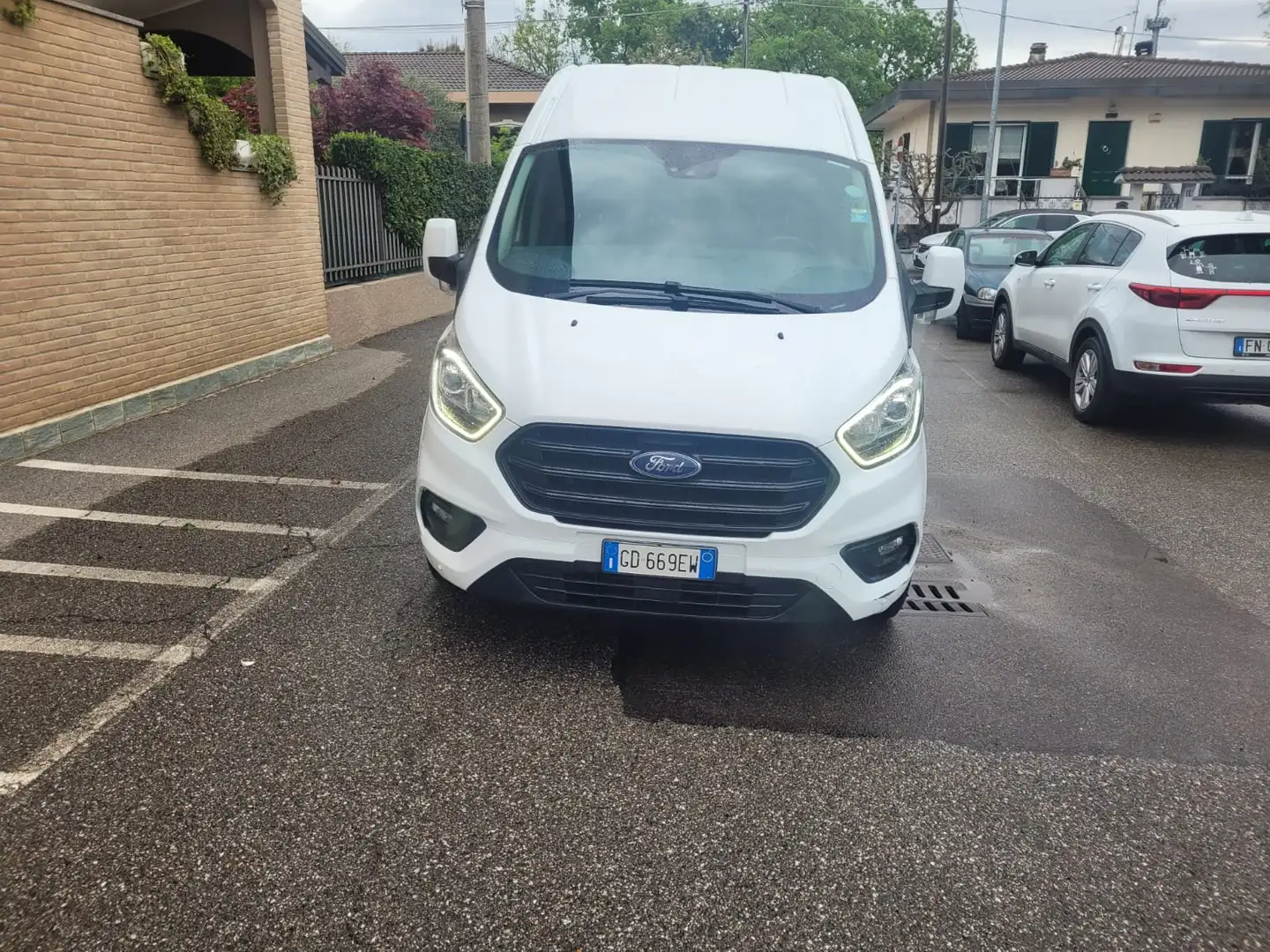 Ford Transit Custom Blanc - 1