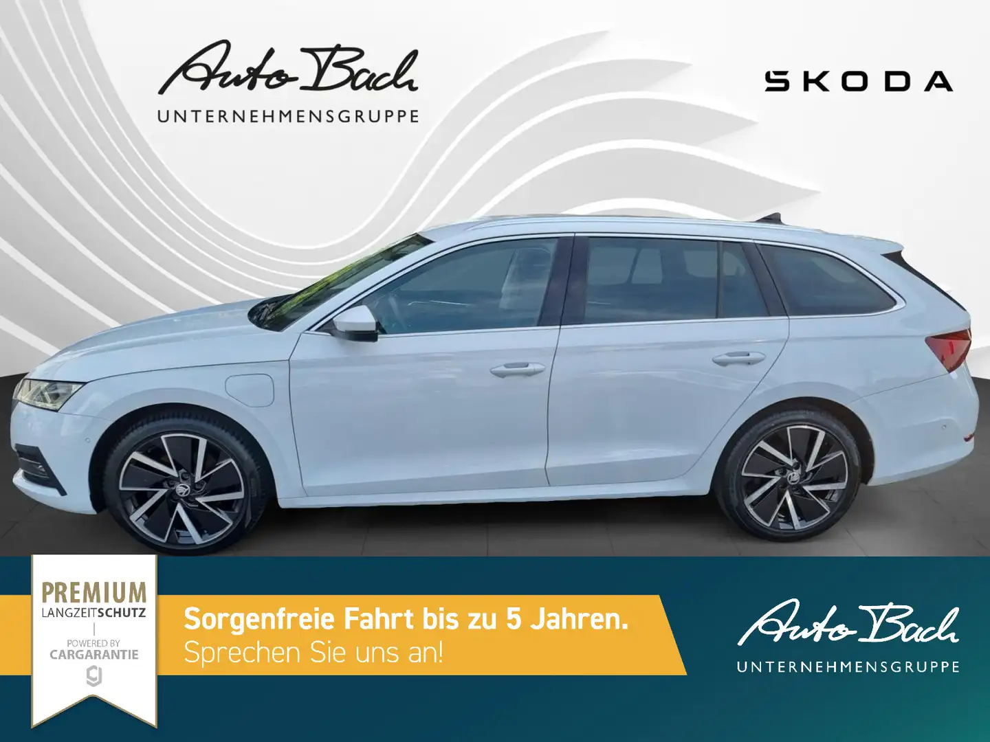 Skoda Octavia Combi iV Style 1.4 TSI 110 kW DSG Weiß - 2