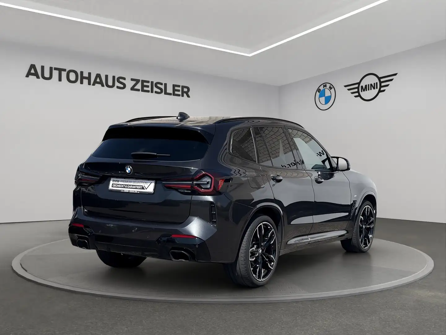 BMW X3 M 40d PanoDach AHK Leder Parkassistent Gris - 2