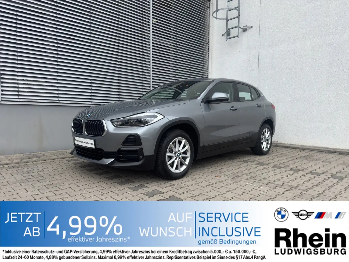 BMW X2 sDrive18i LED Navi PDCv/H SHZ Grau - 1