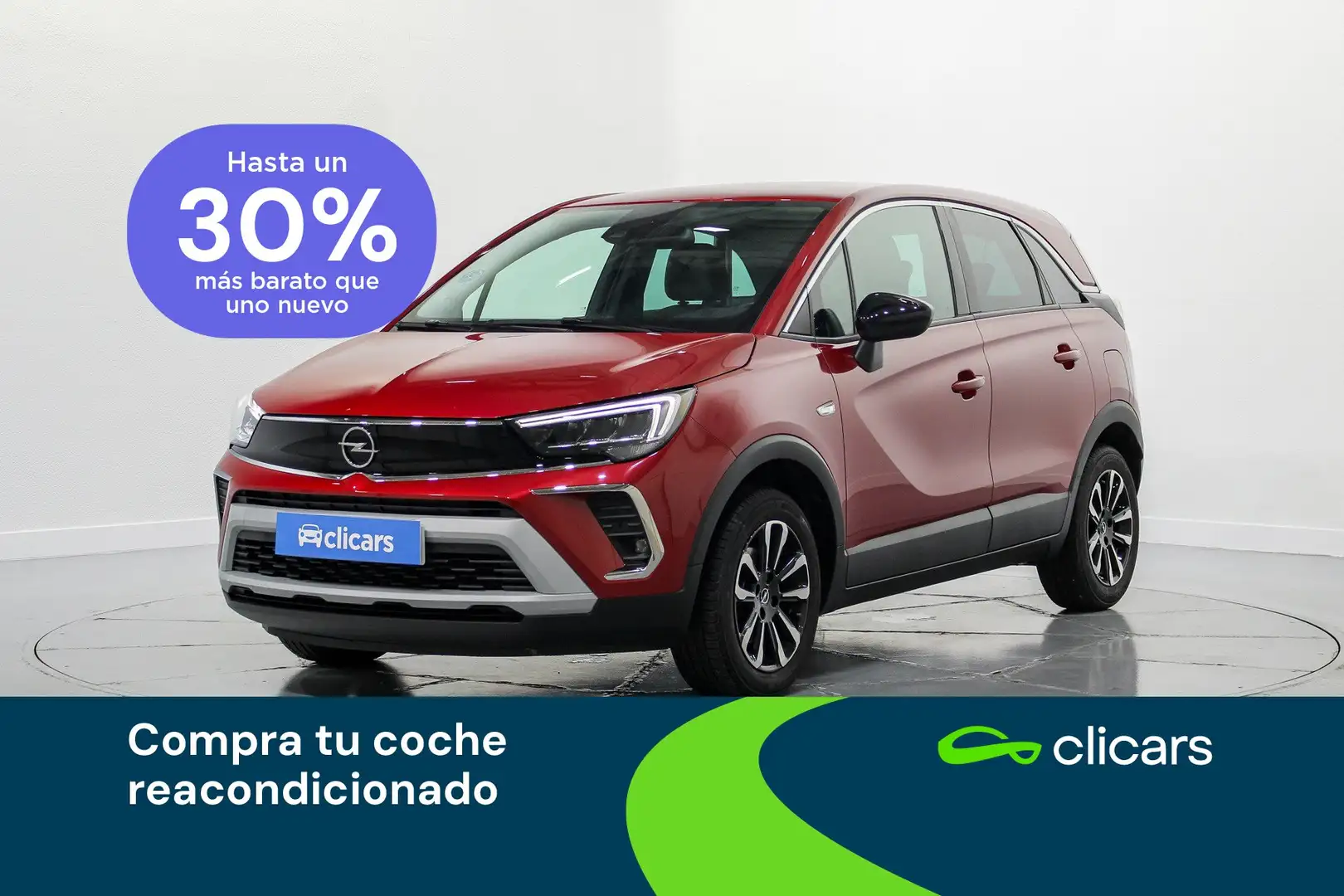Opel Crossland 1.2 S&S Elegance Pack 110 Rojo - 1
