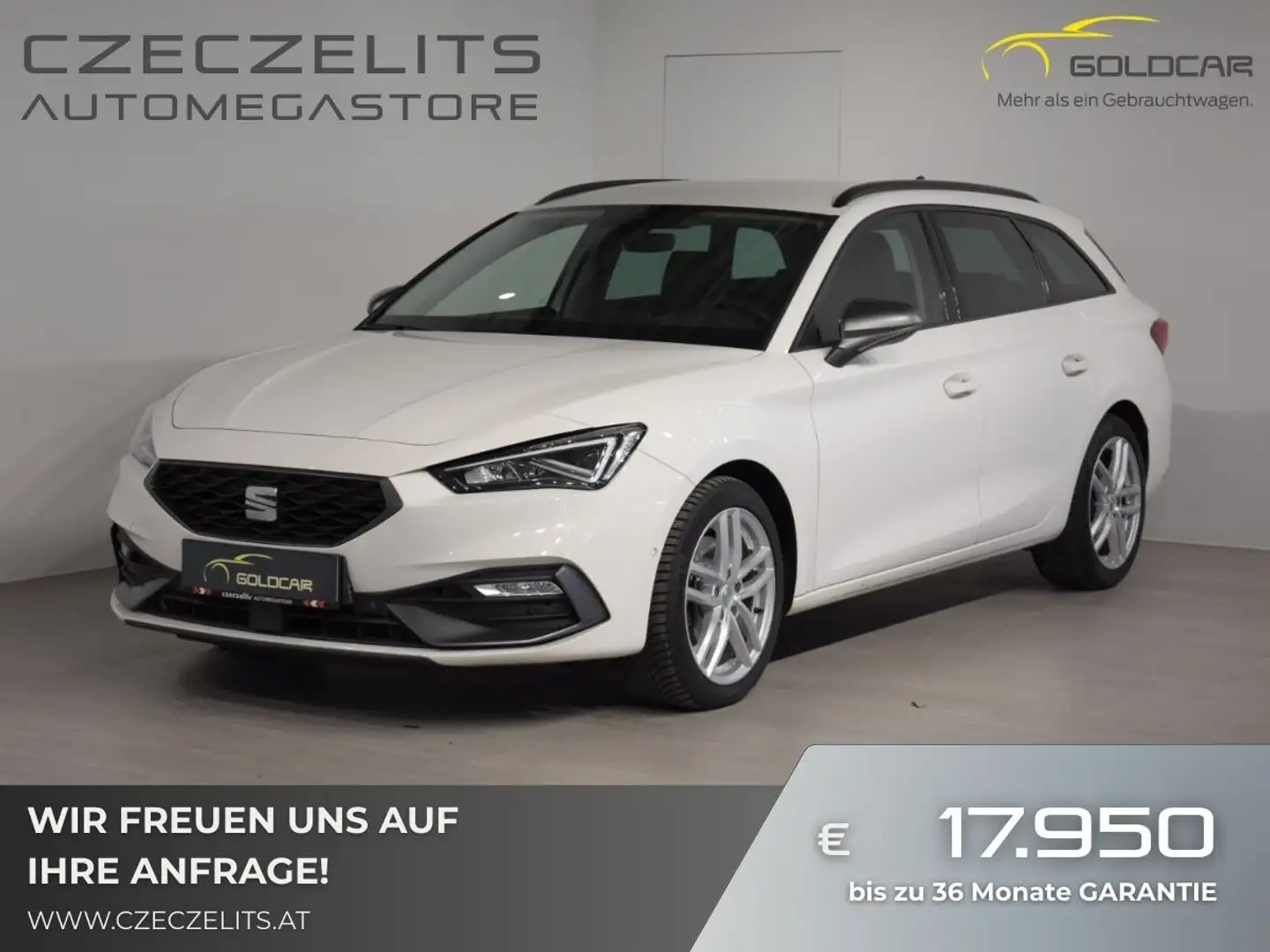 SEAT Leon SP FR 2,0 TDI Blanc - 1