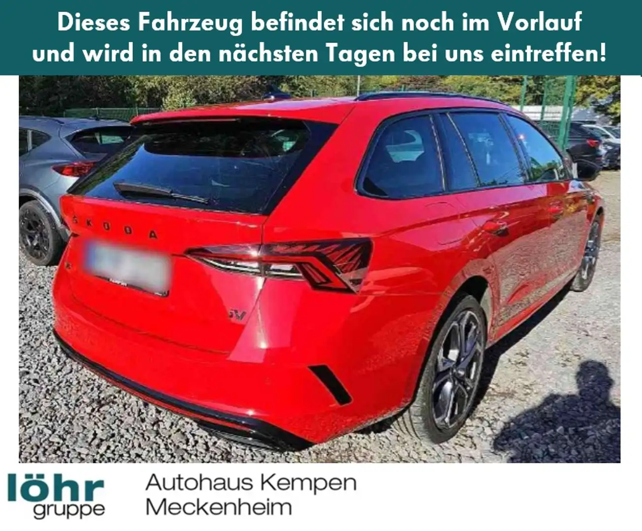 Skoda Octavia Combi RS iV AHK Navi+VC ACC PDC APP Matrix-LED ... Rot - 2