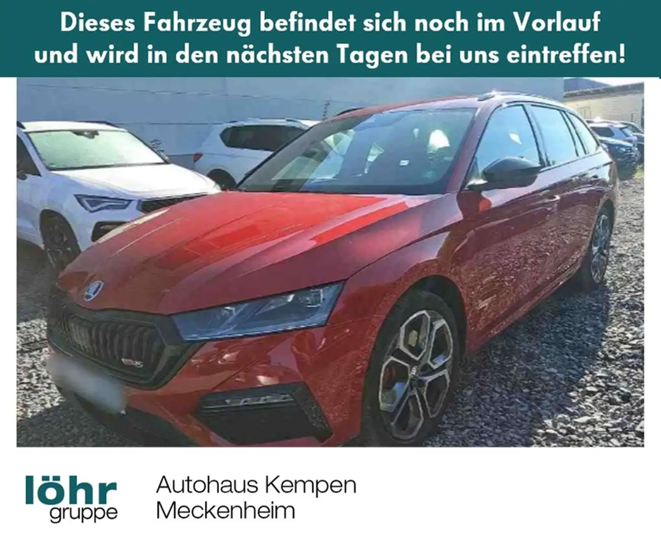 Skoda Octavia Combi RS iV AHK Navi+VC ACC PDC APP Matrix-LED ... Rot - 1