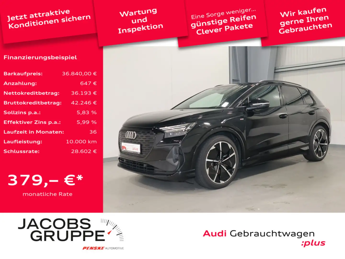 Audi Q4 e-tron 50 quattro SONOS*Panorama*Matrix-LED*Head-up * Noir - 1