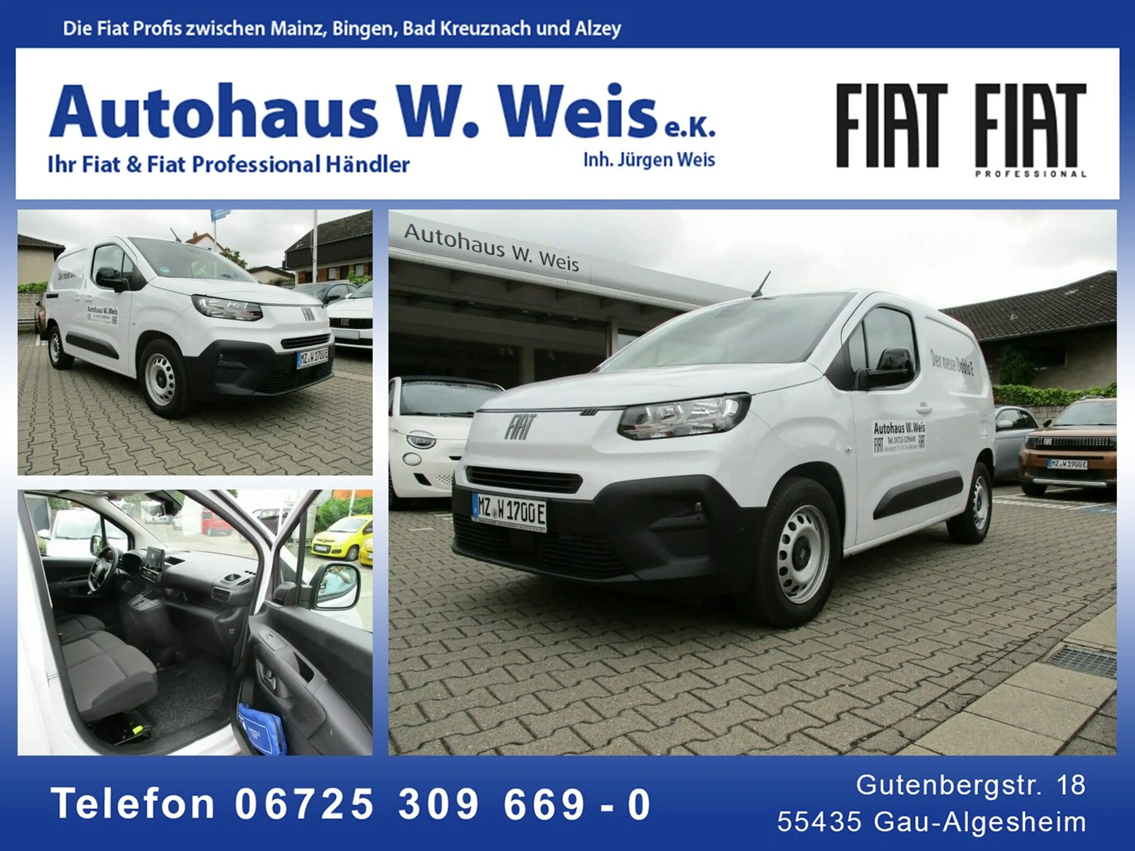 Fiat Doblo E L1 KAWA 50KW