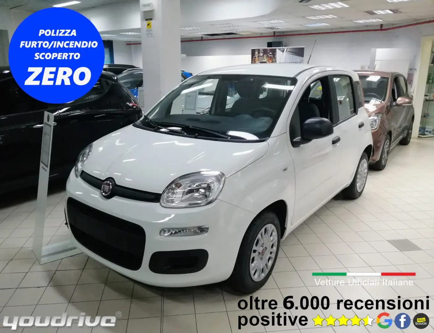 Fiat New Panda 1.0 FireFly S&S Hybrid KM0 Alb - 1