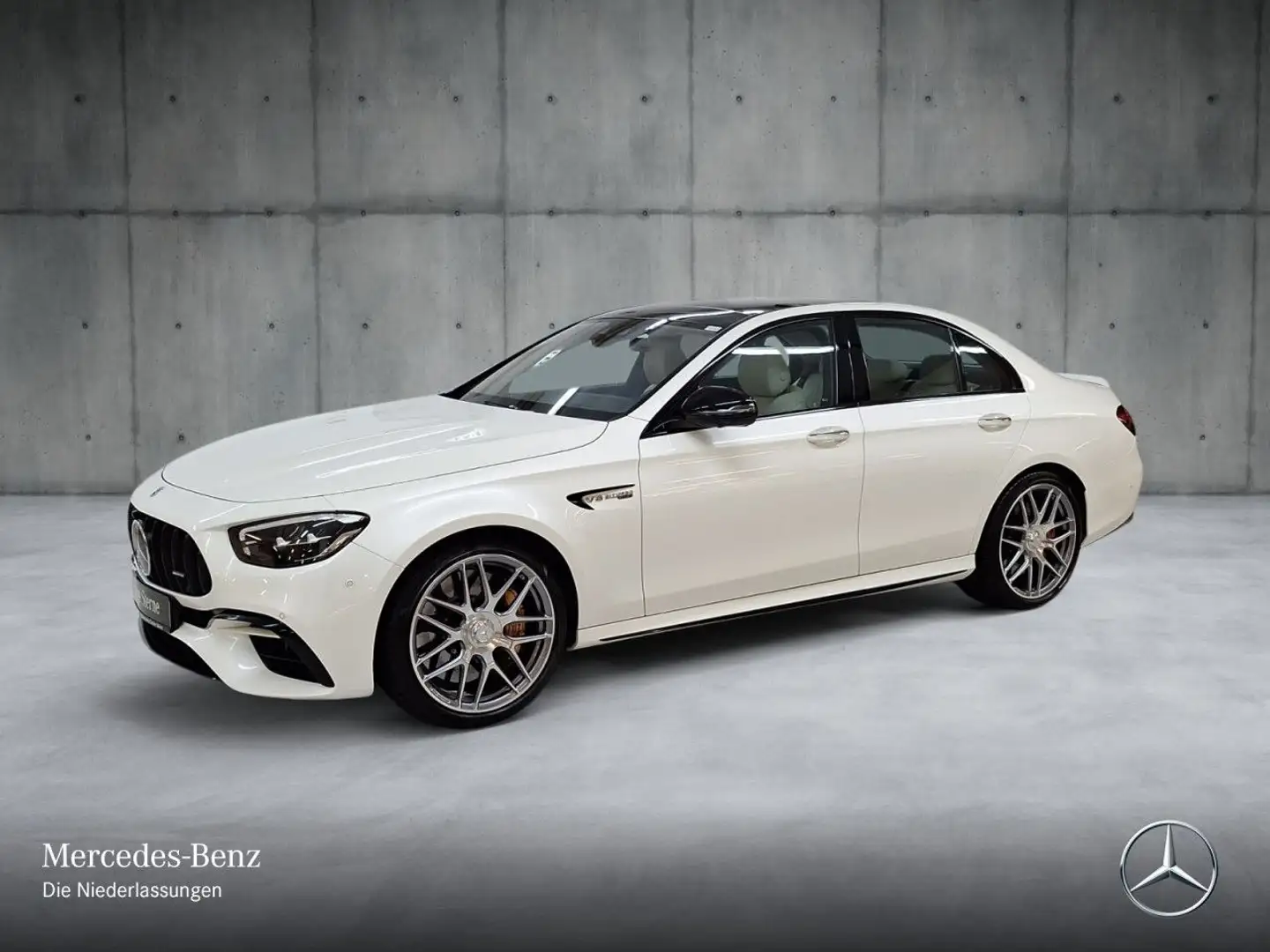 Mercedes-Benz E 63 AMG E 63 S 4M AMG+DRIVERS+NIGHT+PANO+360+AHK+LED+STHZG Blanc - 2