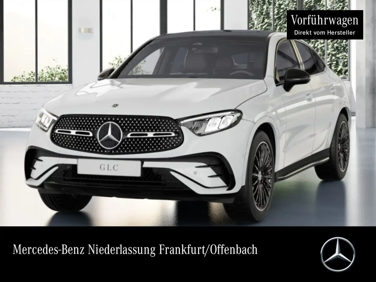 Mercedes-Benz GLC 200 4M AMG+NIGHT+PANO+AHK+LED+KAMERA+TOTW+9G White - 1