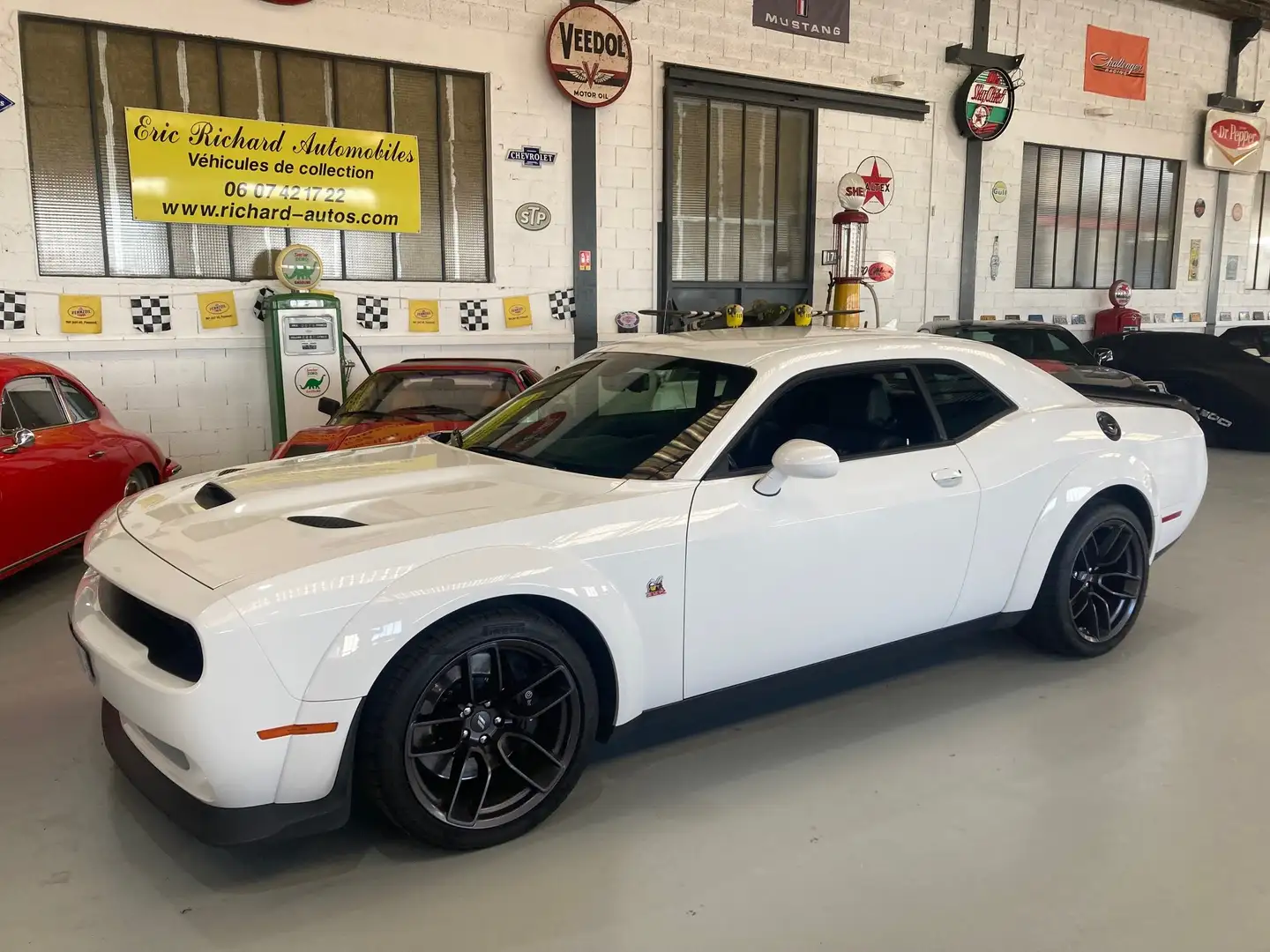 Dodge Challenger R/T Scat Pack V8 6,4L Widebody de 2020 en France Blanc - 1