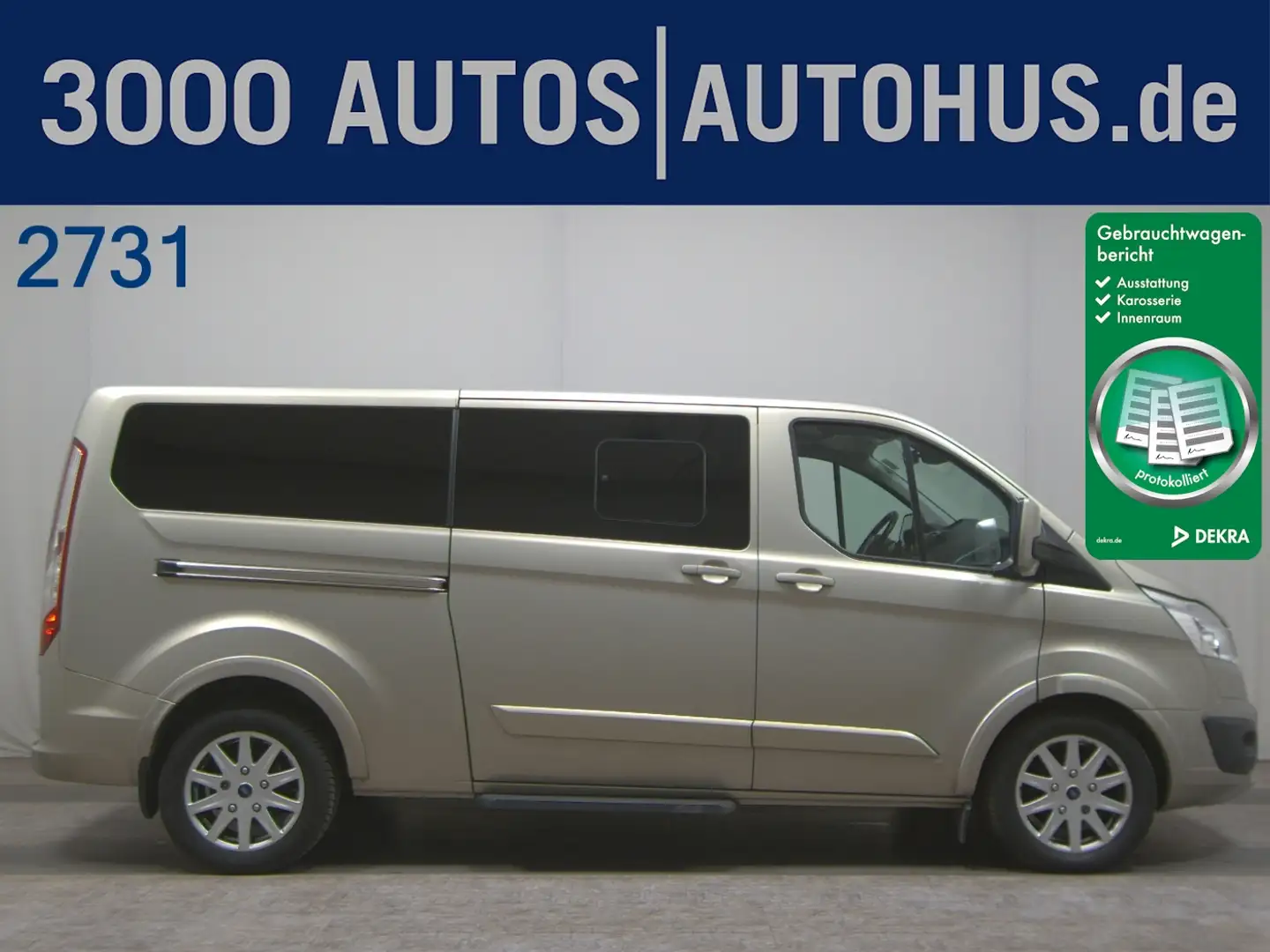 Ford Tourneo Custom 2.0 TDCi Titanium L2 Leder RFK Grau - 1