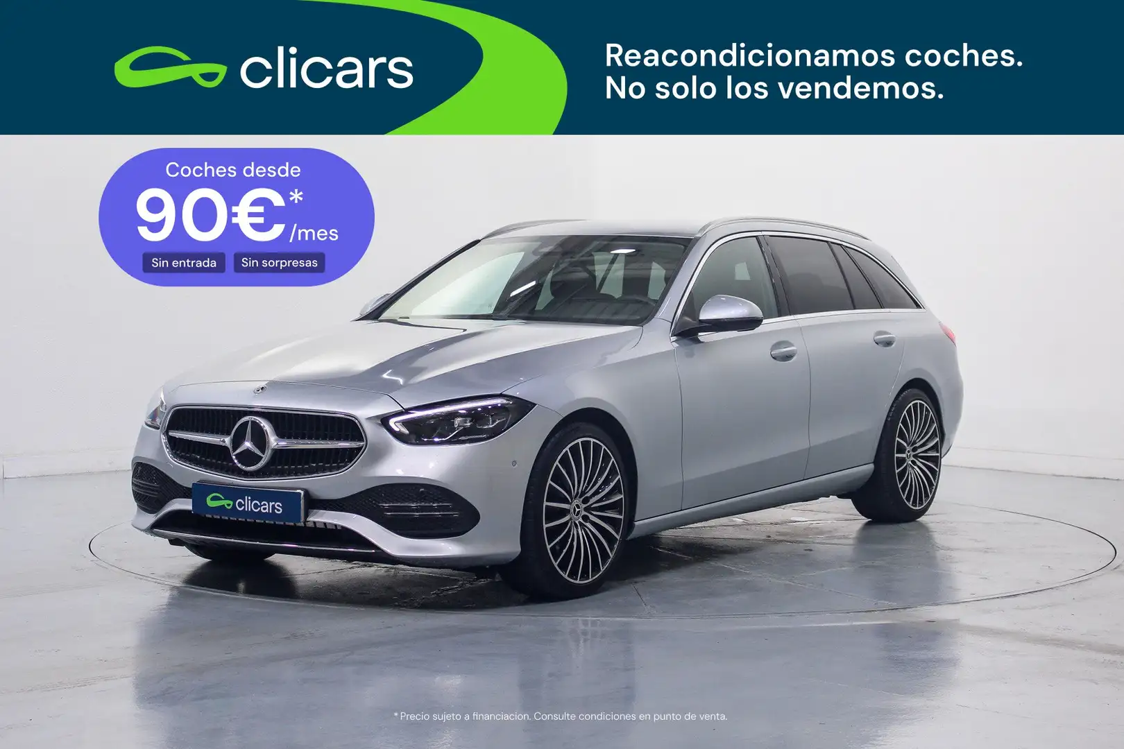 Mercedes-Benz C 200 Estate 200d 9G-Tronic Gris - 1