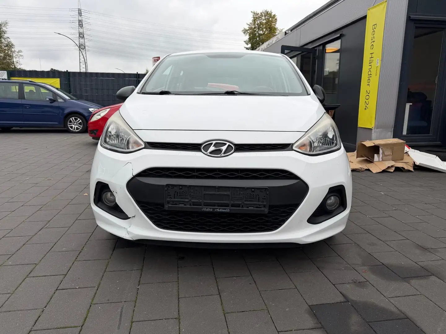 Hyundai i10 Basis LPG GASSANLAGE Unfallschaden Weiß - 2