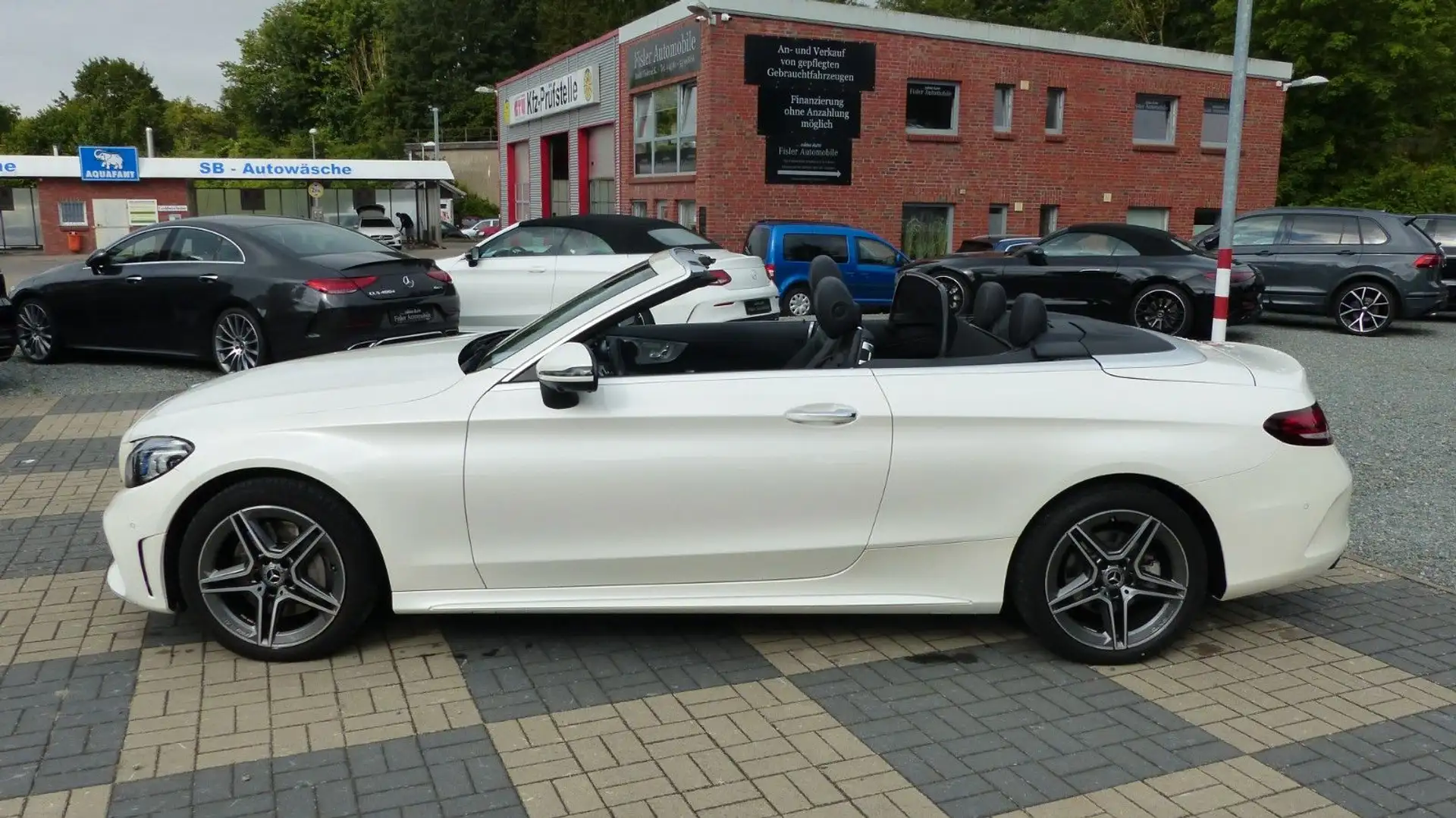 Mercedes-Benz C 400 4Matic AMG AHK COMAND Distronic Designo White - 2
