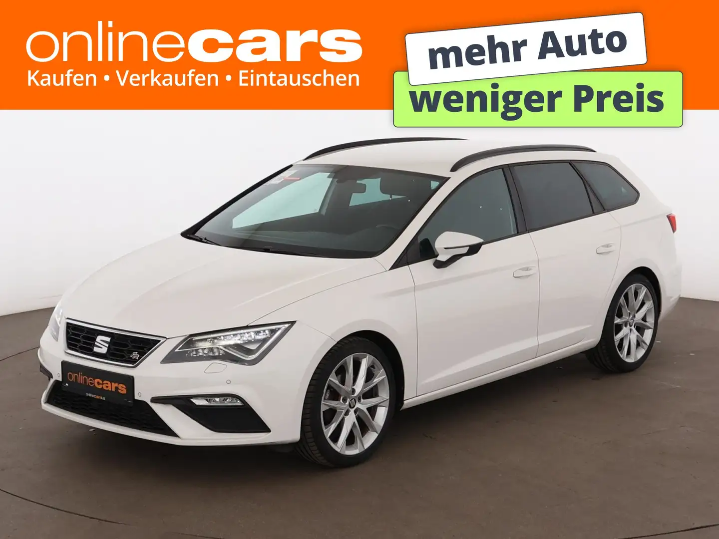 SEAT Leon ST 1.5 TSI FR LED R-CAM SITZHZG KLIMA PDC Weiß - 1