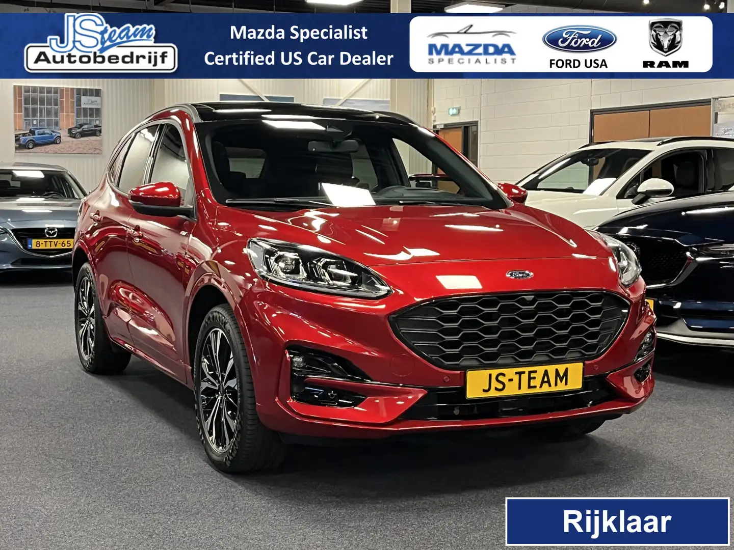 Ford Kuga 2.5 PHEV ST-Line X 225PK Automaat | B&O | Panodak Rood - 1