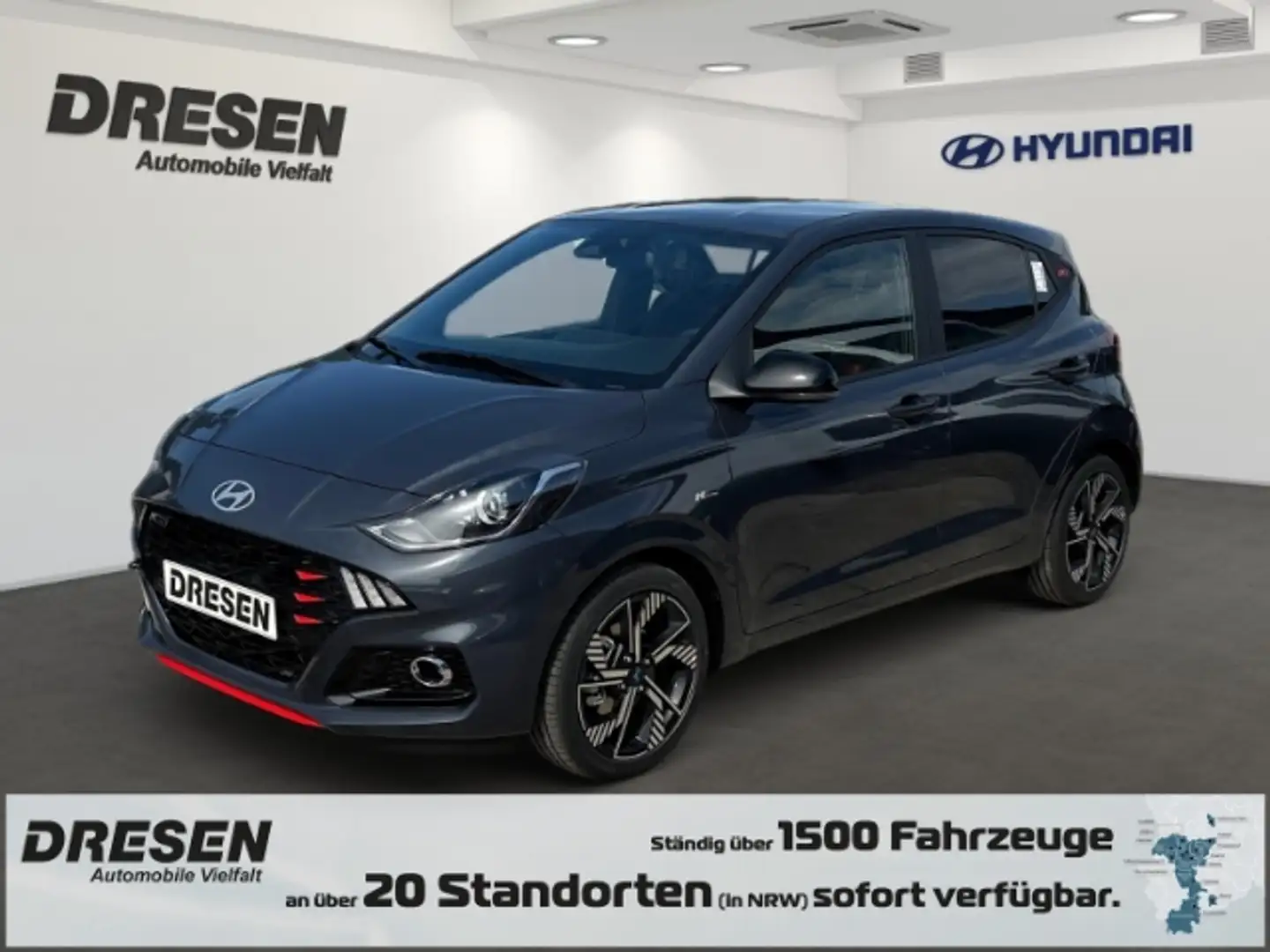Hyundai i10 1.0 N-Line Klimatronic*Navi*Kamera*Sitz+Lenkradhei siva - 1
