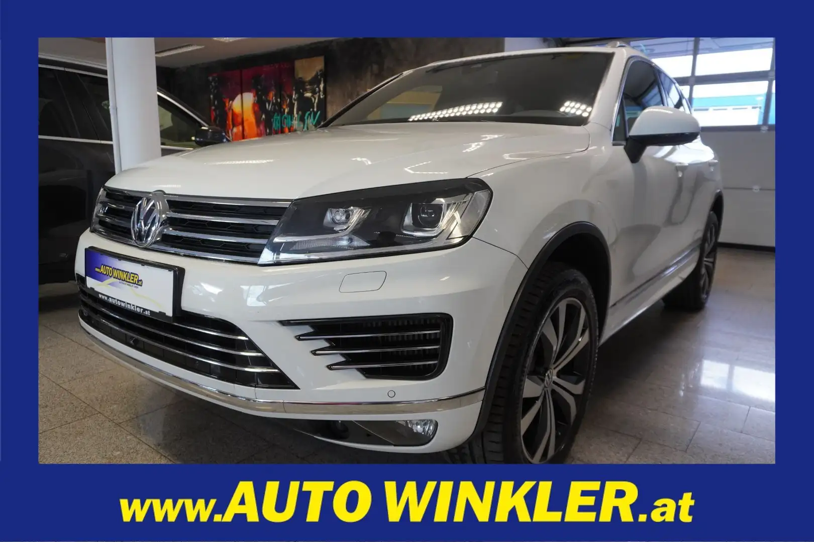 Volkswagen Touareg Terrain Tech R-Line/Kessy/Navi Blanc - 1