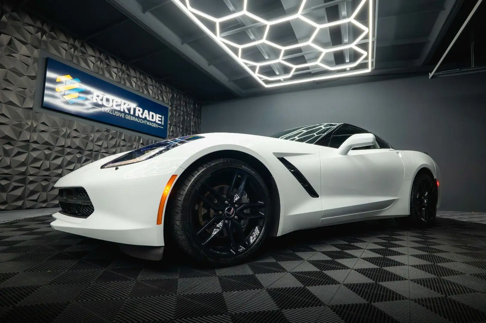 Corvette C7 6.2 V8 Stingray Coupe Targa Performance *LED* Blanc - 2