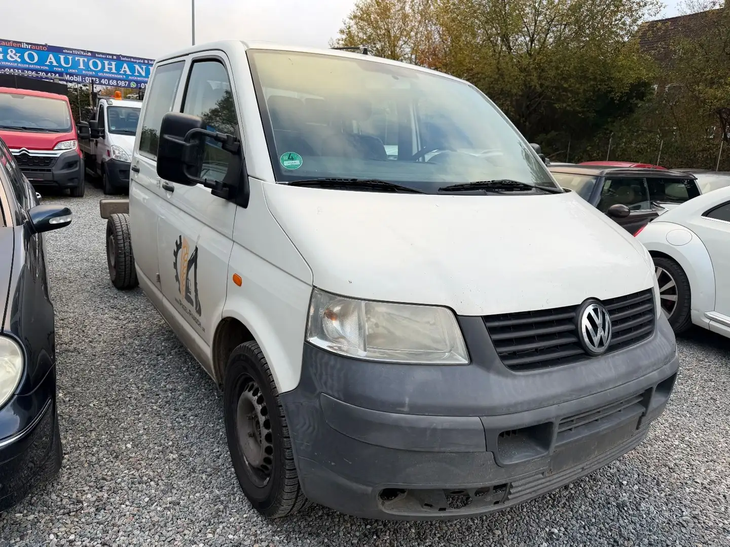 Volkswagen T5 Transporter Doppelkabine*TÜV 04/2027 Grau - 2