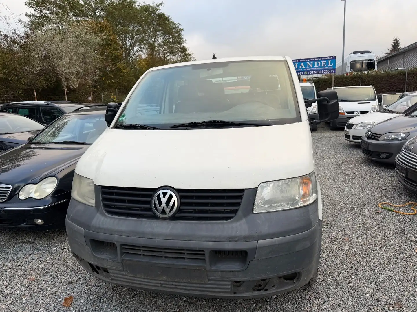 Volkswagen T5 Transporter Doppelkabine*TÜV 04/2027 Grau - 1