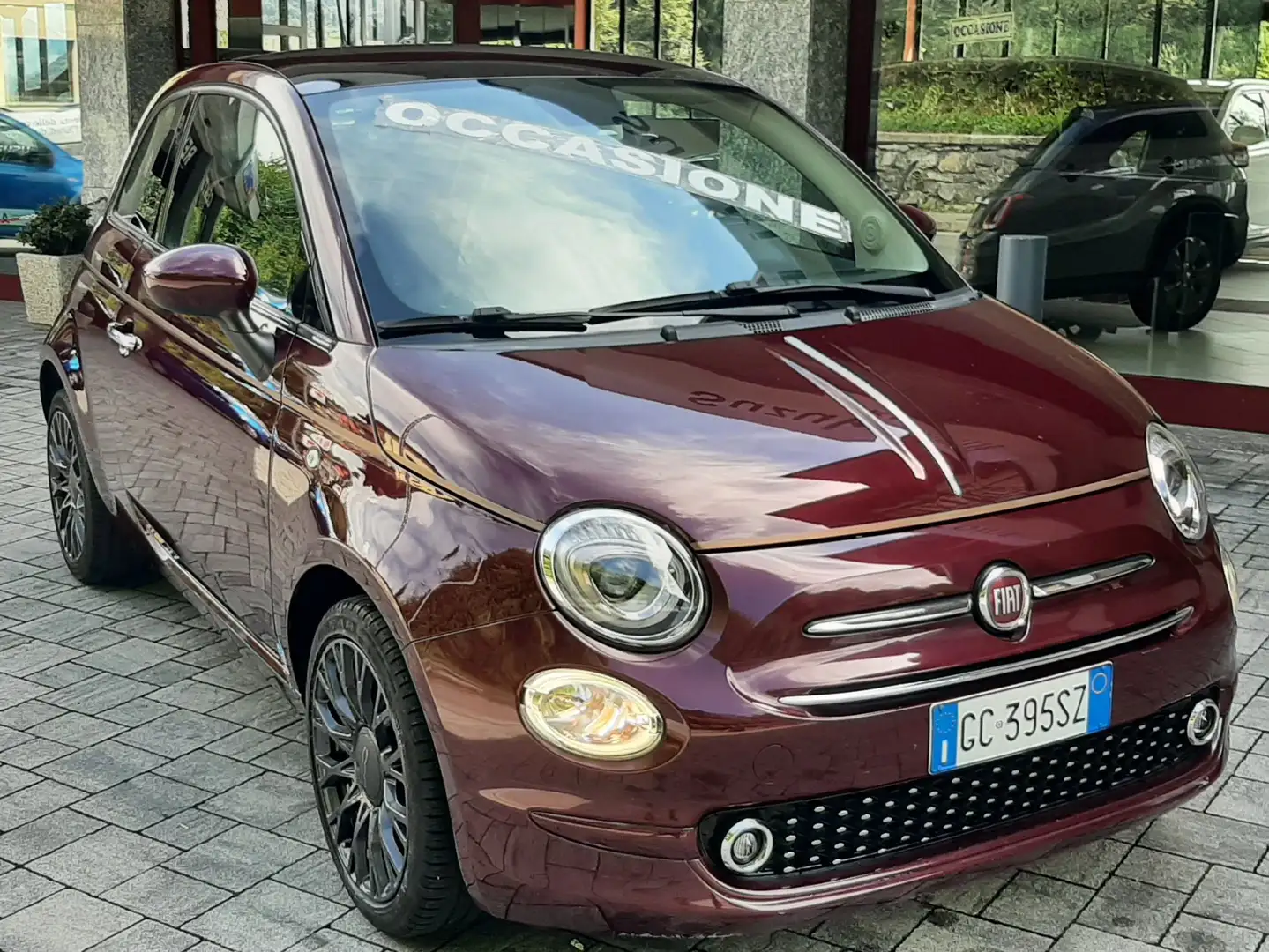 Fiat 500 500 1.2 Collezione 69cv c/sensori parcheggio Kahverengi - 1