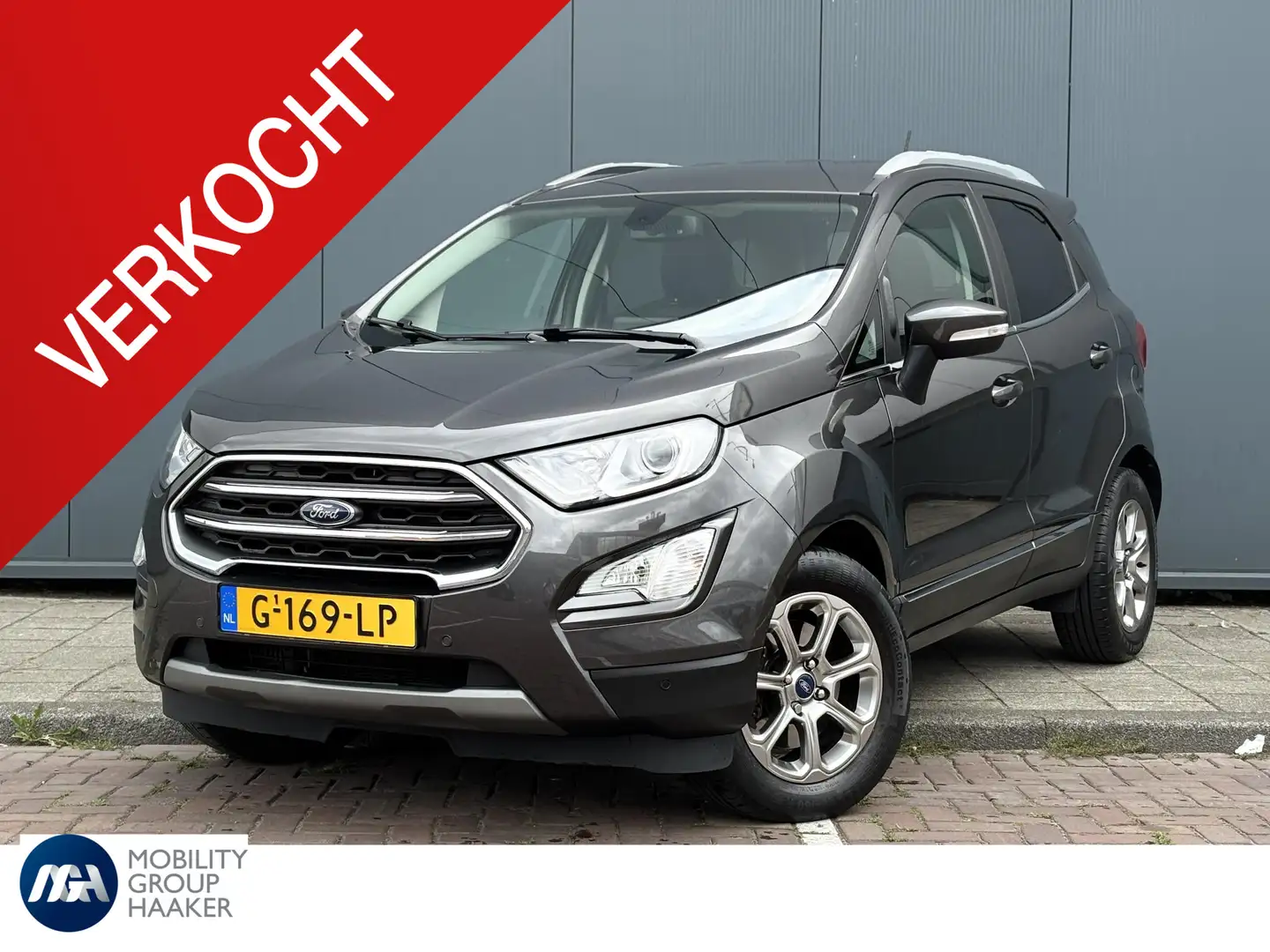 Ford EcoSport 1.0 EcoBoost Titanium Dealer onderhouden I Navigat Gris - 1
