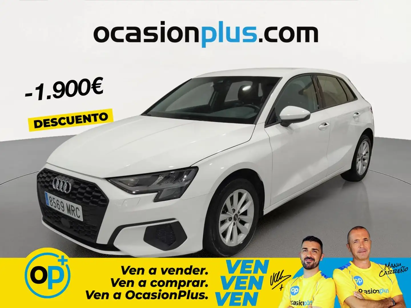 Audi A3 Sportback 30TDI S tronic Blanco - 1